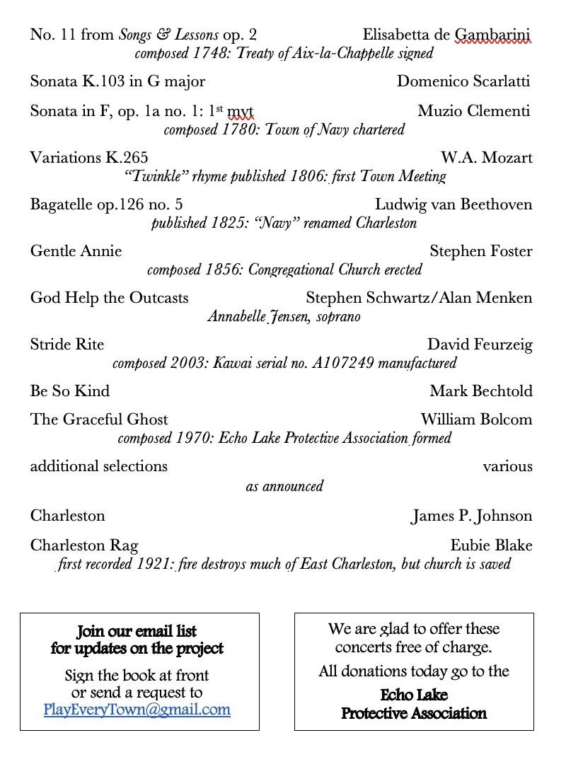concert program