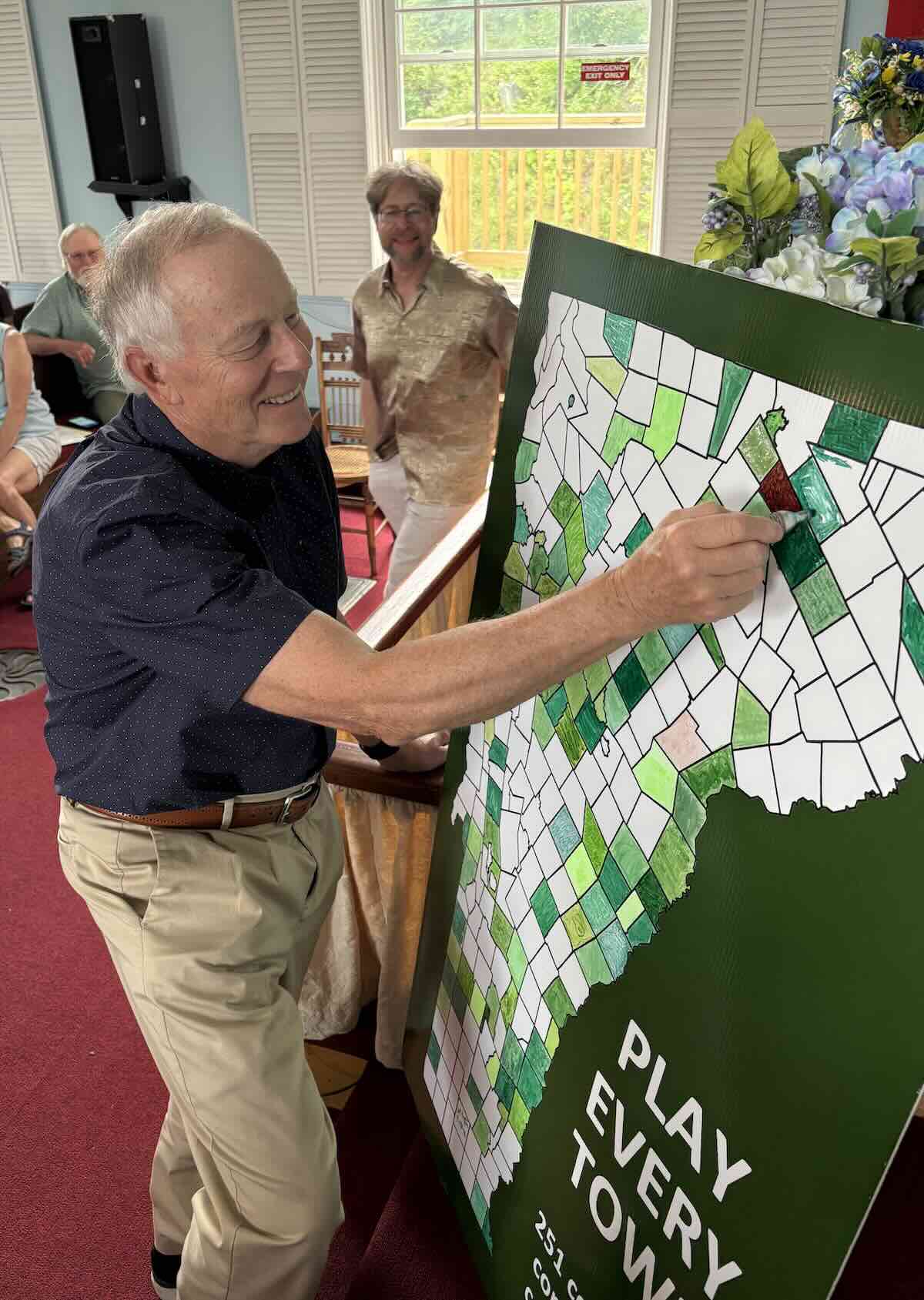 man coloring map