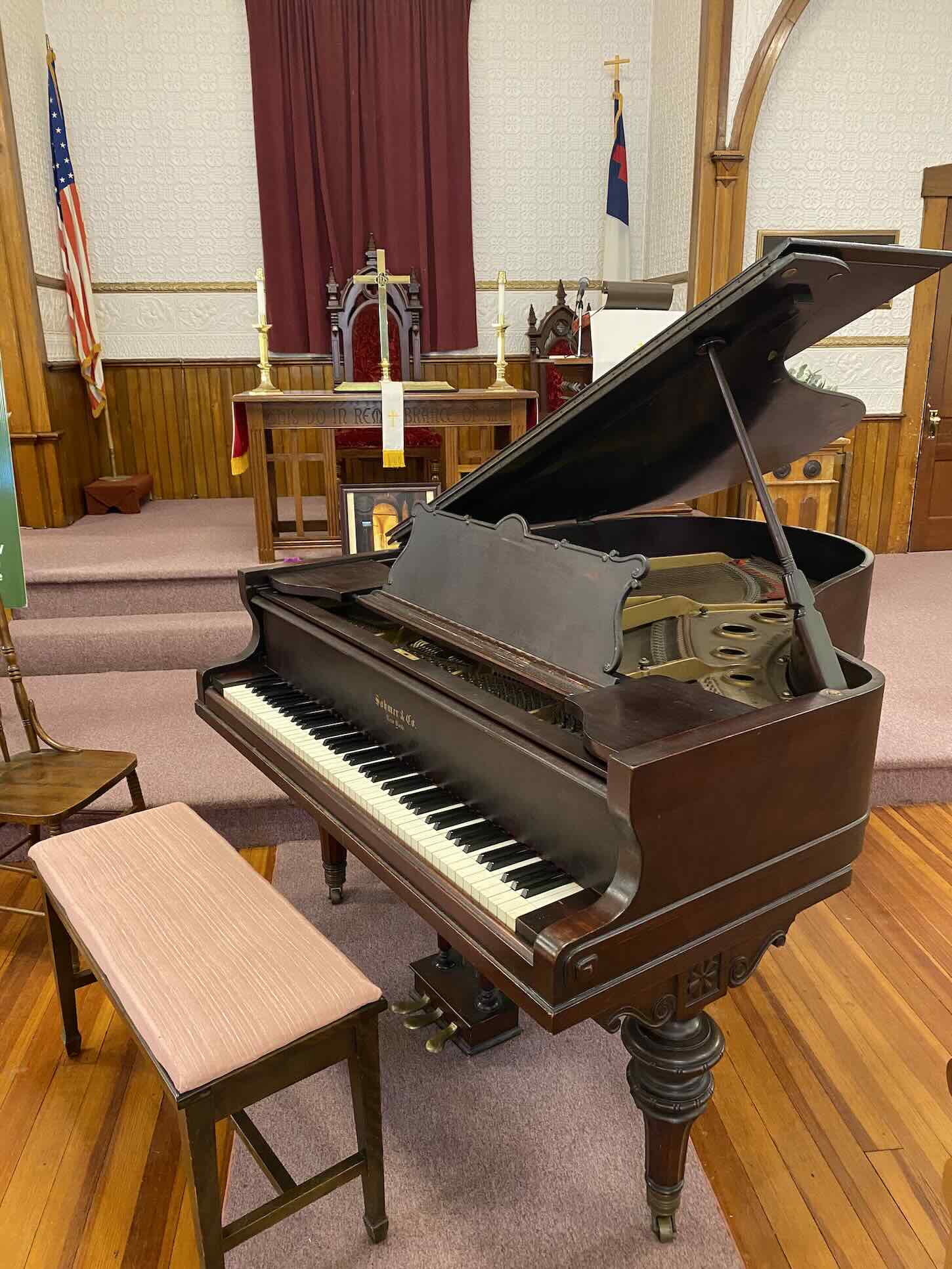 Sohmer serial no. 34688 piano